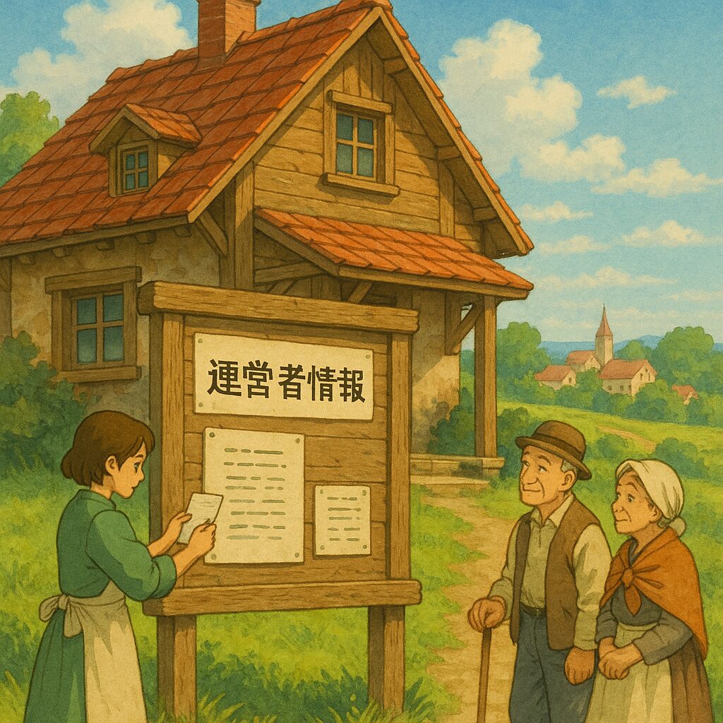信頼性を示すために整えた固定ページをイメージした画像
