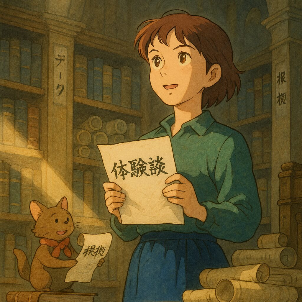YMYLジャンルでも合格できた体験をイメージした画像