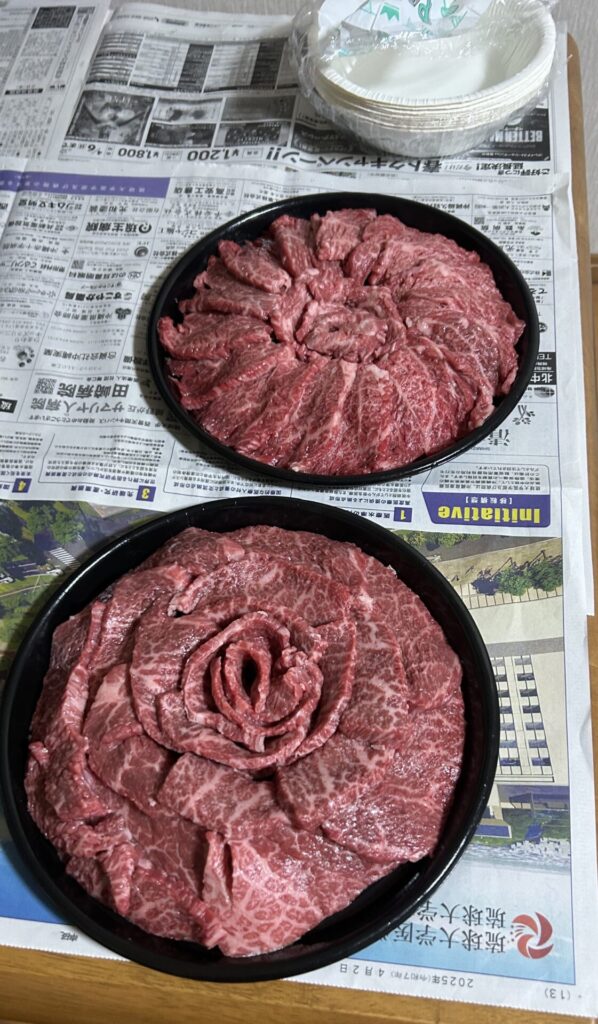 お家で高級肉の画像